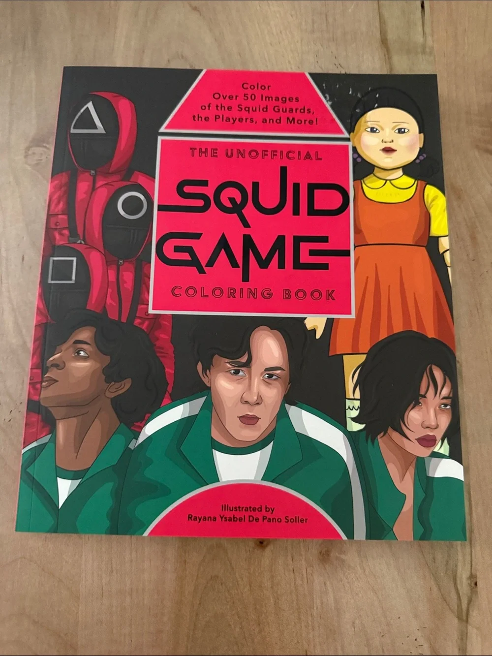 The Unofficial Squid Game Coloring Book - Red & Green